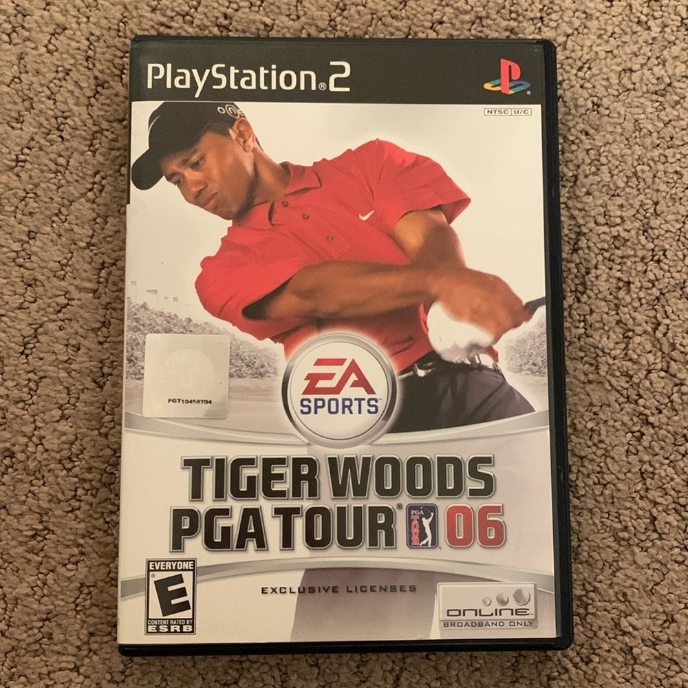 PlayStation 2 Tiger Woods PGA Tour 06 golf game